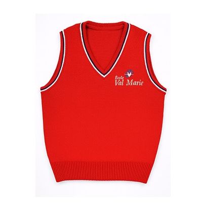 Tricot sans manches col en V