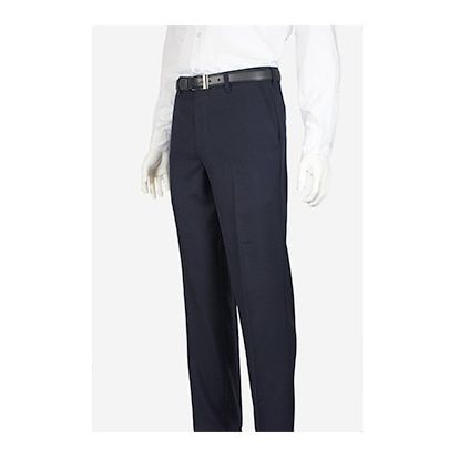Pantalon habillé devant plat coupe masculine