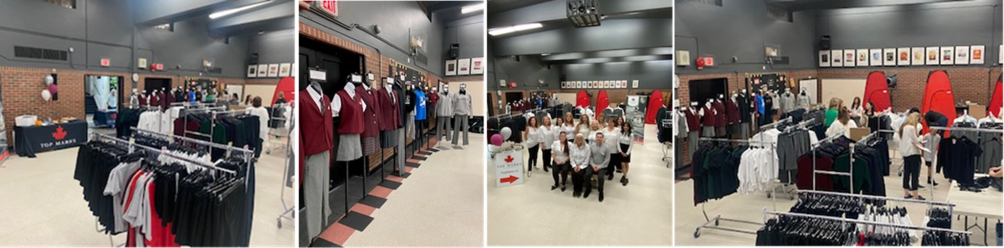 Top Marks on-site school fitting and uniform service experience