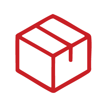 Shipping box icon