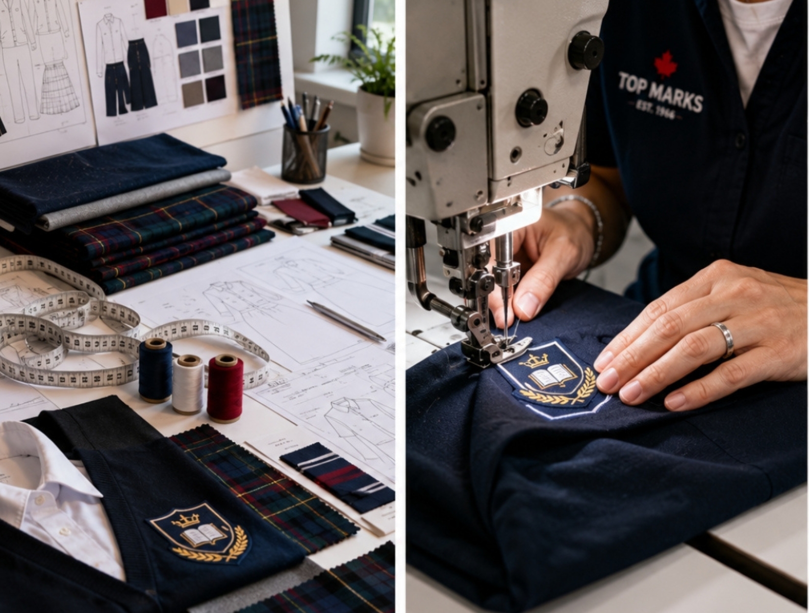 Développement de produits, décoration et expertise en uniformes scolaires de Top Marks au Canada